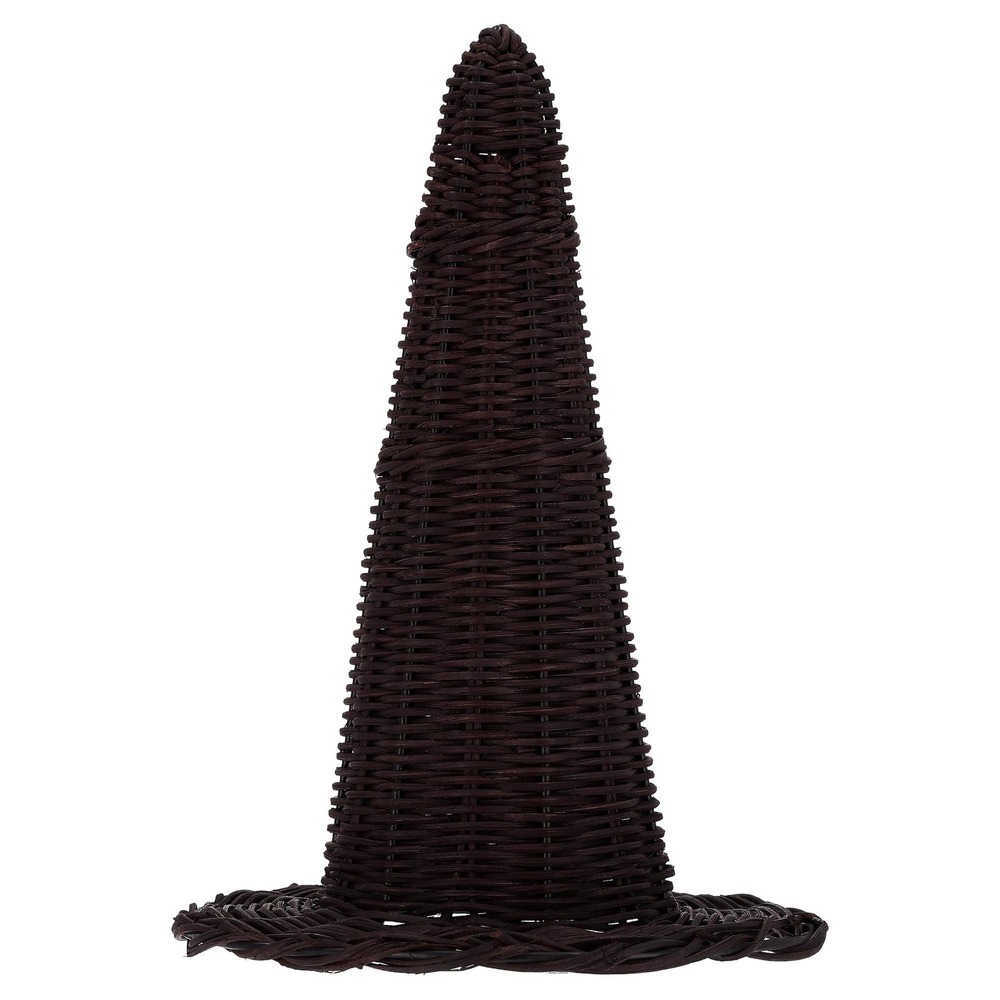 My Texas House Rattan Witch Hat Tabletop Decoration Black - Halloween Decor